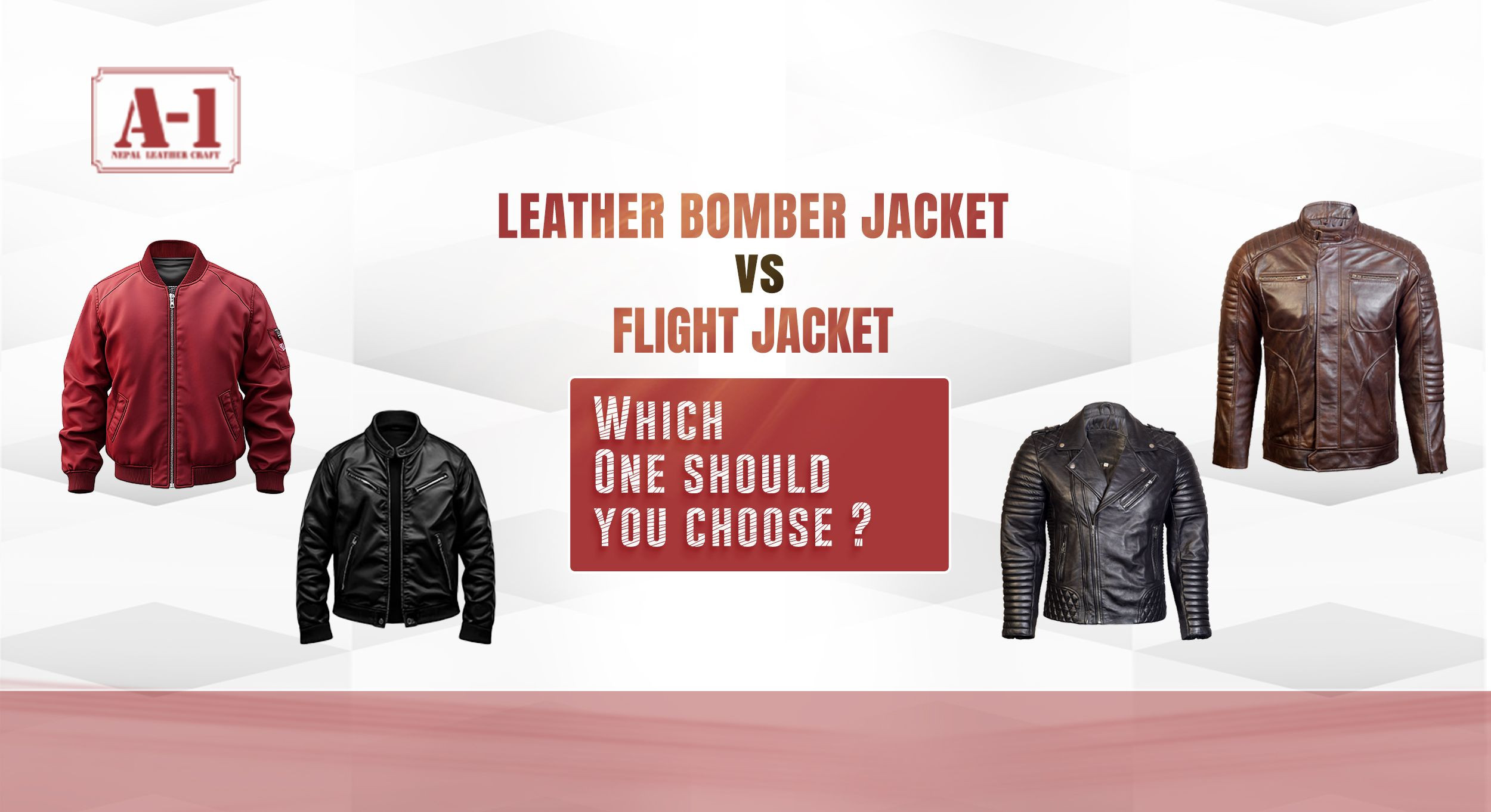 Leather Bomber Jacket vs Flight Jacket: How to Pick One in Nepal?