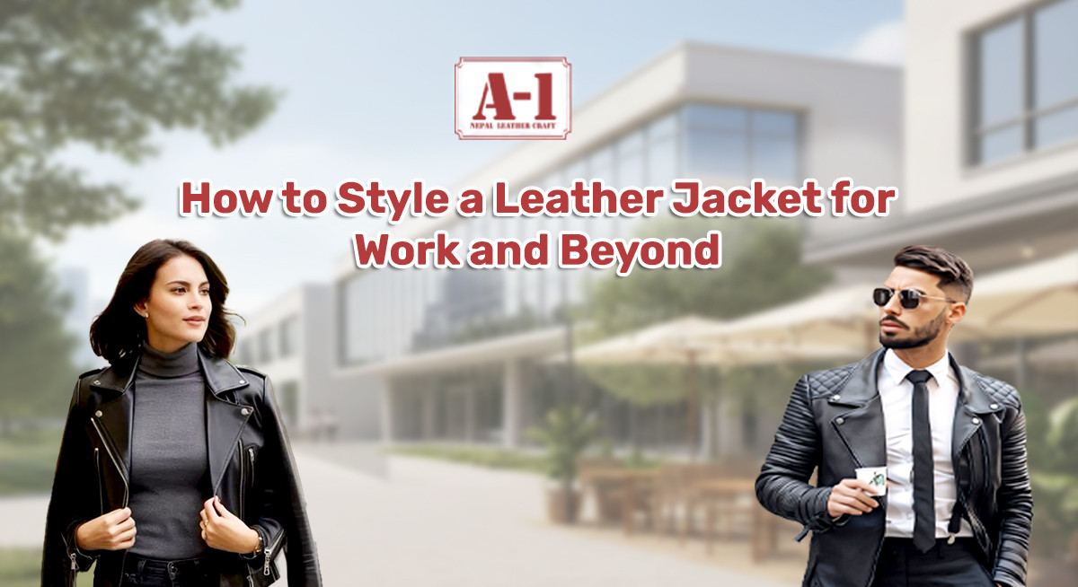 How to Style a Leather Jacket for Work and Beyond